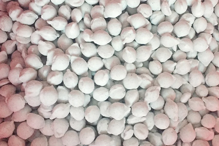 Pillow-Shaped NPK Fertilizer Granules - Roller Press Granulation